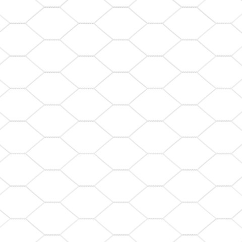 PŁOT SZEŚCIOKĄTNY 0.6X50M STAL OCYNKOWANA SŁUPKI PŁOTOWE 13 SZT. Ø32MM 100CM STAL OCYNKOWANA