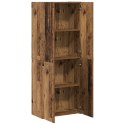 SZAFKA NA AKTA ZESTAW 2 Z RECYKLINGOWEGO DREWNA 60X32X153CM