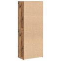 SZAFKA NA AKTA ZESTAW 2 Z RECYKLINGOWEGO DREWNA 60X32X153CM
