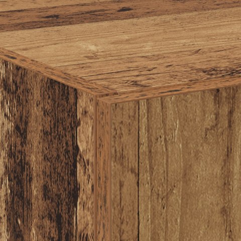 SZAFKA NA AKTA ZESTAW 2 Z RECYKLINGOWEGO DREWNA 60X32X153CM