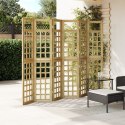 EKRAN PRYWATNOŚCI NA ZEWNĄTRZ 6 PANELI DREWNO IMPREGNOWANE SOSNOWE EKRAN NA ZEWNĄTRZ 120X180CM DREWNO IMPREGNOWA