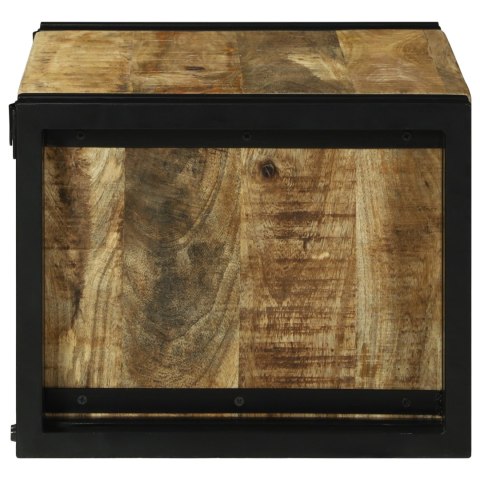 KOMODA NA WINO 46X35X27.5CM SOLIDNE DREWNO SUROWE MANGO