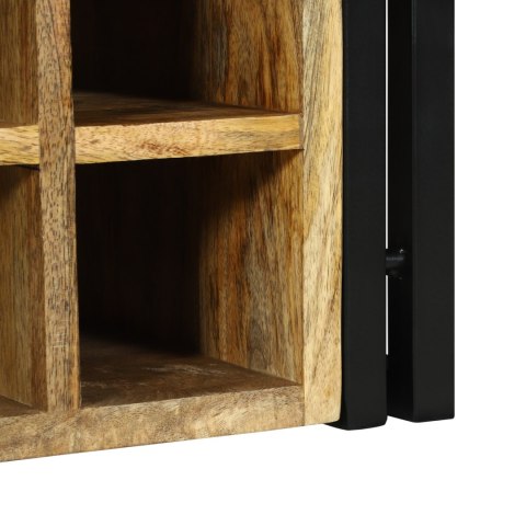 KOMODA NA WINO 46X35X27.5CM SOLIDNE DREWNO SUROWE MANGO