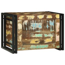 SKRZYNIA DO PRZECHOWYWANIA 60X40X41CM Z LITEGO DREWNA ODZYSKANEGO