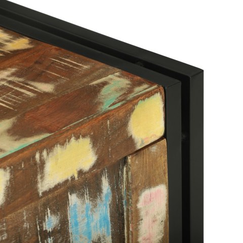 SKRZYNIA DO PRZECHOWYWANIA 60X40X41CM Z LITEGO DREWNA ODZYSKANEGO