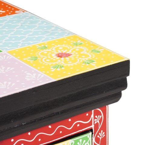 SZAFKA RTV MONTOWANA NA ŚCIANIE 60X30X24CM Z LITEGO DREWNA MANGO