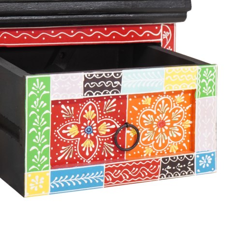 SZAFKA RTV MONTOWANA NA ŚCIANIE 60X30X24CM Z LITEGO DREWNA MANGO