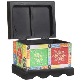 SKRZYNIA DO PRZECHOWYWANIA 40X30X30CM Z DREWNA MANGO