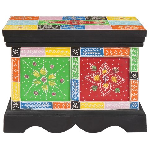 SKRZYNIA DO PRZECHOWYWANIA 40X30X30CM Z DREWNA MANGO