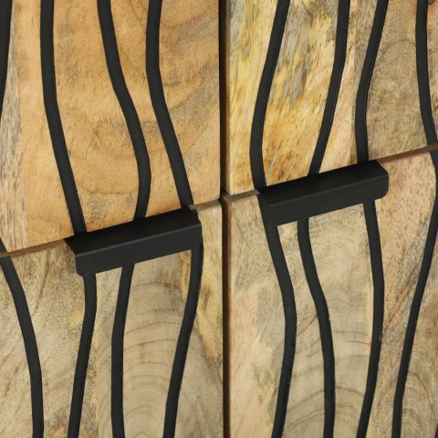 SZAFKA 60X33.5X75CM Z LITEGO DREWNA MANGO