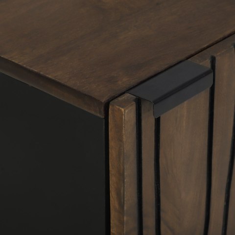 SZAFKA ŁAZIENKOWA 38X33.5X58CM LITE DREWNO MANGO