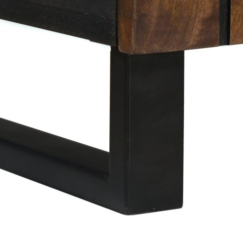 SZAFKA BOCZNA 40X33.5X75CM Z LITEGO DREWNA MANGO