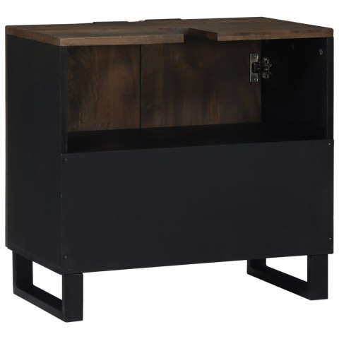 SZAFKA POD ZLEW ORZECH LITE DREWNO METAL A SZYKOWNA