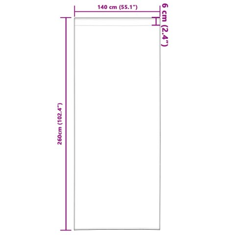 FIRANY 2 SZT. Z OCZKAMI CAPPUCCINO 260X140CM