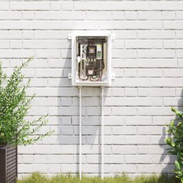 SKRZYNKA KONTROLNA IP65 WODOODPORNA SZARA 25X15X35CM Z PLASTIKU ABS