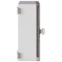 SKRZYNKA KONTROLNA IP65 WODOODPORNA SZARA 25X15X35CM Z PLASTIKU ABS