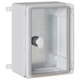 SZAFA KONTROLNA IP65 WODOODPORNA SZARA 18X13X24CM Z PLASTIKU ABS