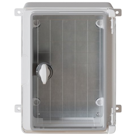 SZAFA KONTROLNA IP65 WODOODPORNA SZARA 18X13X24CM Z PLASTIKU ABS