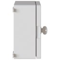SZAFA KONTROLNA IP65 WODOODPORNA SZARA 18X13X24CM Z TWORZYWA ABS
