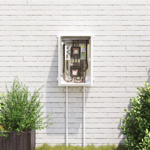 VidaXL Szafa kontrolna IP65 Wodoodporna Szara 40x20x60 cm Z tworzywa ABS