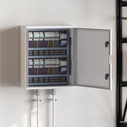 SZAFA KONTROLNA IP65 WODOODPORNA SZARA 50X23X60CM PLASTIK ABS