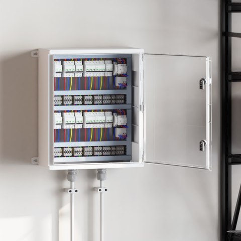 VidaXL Szafa sterownicza IP65 Waterproof Szara 50x22x60 cm ABS Plastic