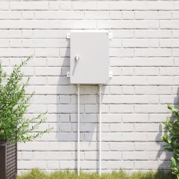 SZAFKA STEROWNICZA IP65 WODOODPORNA SZARA 25X13X33CM Z PLASTYKU ABS