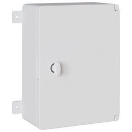 SZAFKA STEROWNICZA IP65 WODOODPORNA SZARA 25X13X33CM Z PLASTYKU ABS