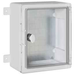 SZAFKA KONTROLNA IP65 WODOODPORNA SZARA 25X13X30CM PLASTIK ABS