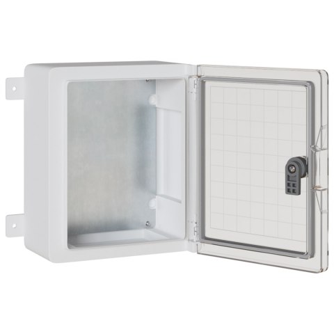 SZAFKA KONTROLNA IP65 WODOODPORNA SZARA 25X13X30CM PLASTIK ABS