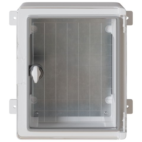 SZAFKA KONTROLNA IP65 WODOODPORNA SZARA 25X13X30CM PLASTIK ABS