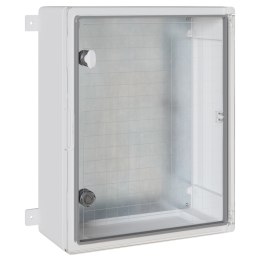 VidaXL Szafka kontrolna IP65 Wodoodporna Szara 40x17,5x50 cm Z plastiku ABS