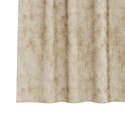 ZASŁONY AKSAMITNE 2 SZT. Z OCZKAMI KREMOWE 225X140CM