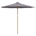 PARASOL OGRODOWY - CIEMNOSZARY 270X 260CM BAMBUS