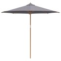 PARASOL OGRODOWY - CIEMNOSZARY 270X 260CM BAMBUS