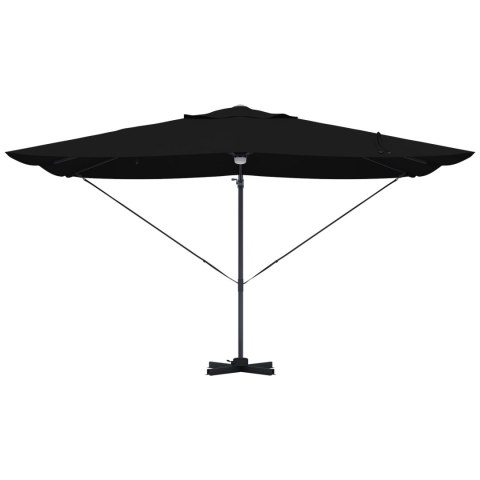 PARASOL WYSIĘGNIKOWY - CZARNY POLIESTER STAL MALOWANA PROSZKOWO DUŻY