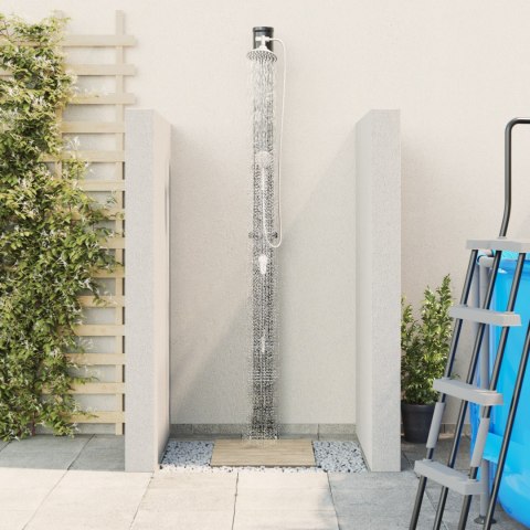PRYSZNIC SOLARNY NA ZEWNĄTRZ Z RĘCZNĄ GŁOWICĄ 217CM 20 L