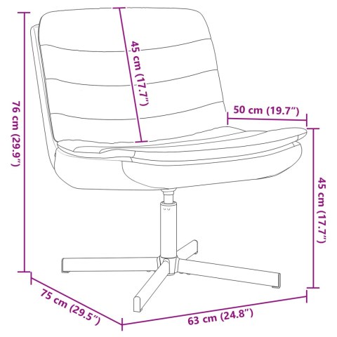 FOTEL OBROTOWY JASNOSZARY MATERIAŁ POLIESTROWY METALOWA PODSTAWA