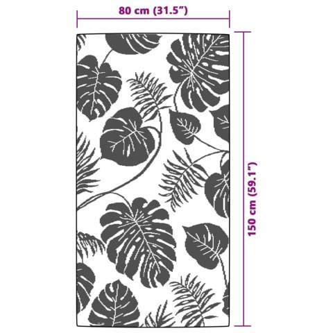 DYWAN ZEWNĘTRZNY ARAKIL ZIELONY 80X150CM PP