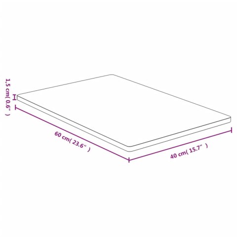 BLAT DO STOŁU 40X60X1,5CM BAMBUSOWY