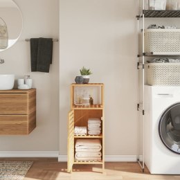 SZAFKA ŁAZIENKOWA Z PÓŁKĄ 36X33X87CM BAMBUS