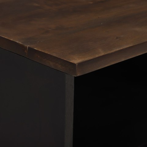 SZAFKA TV 100X33.5X46CM DREWNO MANGOWCA I DREWNO DREWNOPOCHODNE