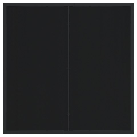 2-CZĘŚCIOWY ZESTAW DO JADALNI OGRODOWEJ Z PODUSZKAMI CZARNY POLIRATTAN