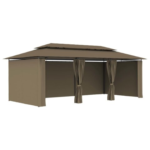 ALTANA Z ZASŁONAMI 600X298X270CM KOLOR TAUPE 180G/M²