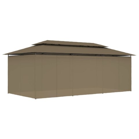ALTANA Z ZASŁONAMI 600X298X270CM KOLOR TAUPE 180G/M²