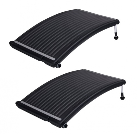 SOLARNY PODGRZEWACZ WODY W BASENIE ŁUK 2 SZT 110X65CM