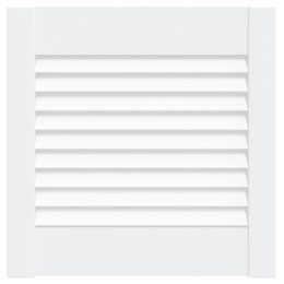 DRZWI ŻALUZJOWE DO SZAFKI BIAŁE 39,5X39,4CM LITA SOSNA
