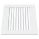 DRZWI ŻALUZJOWE DO SZAFKI BIAŁE 39,5X39,4CM LITA SOSNA
