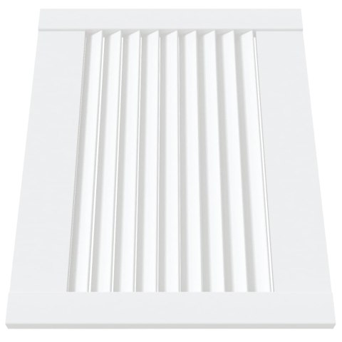 DRZWI ŻALUZJOWE DO SZAFKI BIAŁE 39,5X49,4CM SOSNOWE