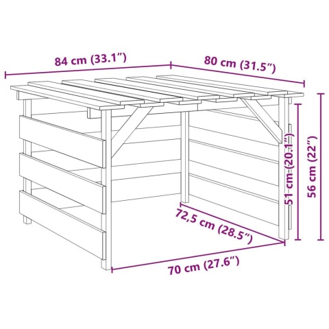 GARAŻ DLA ROBOTA KOSZĄCEGO DOMEK SCHOWEK Kosiarki Automatycznej